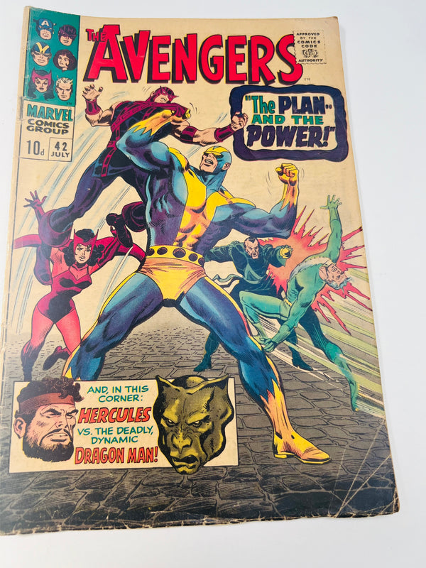 Marvel Comics - The Avengers Issue 42 Silver Age Comic (1967)