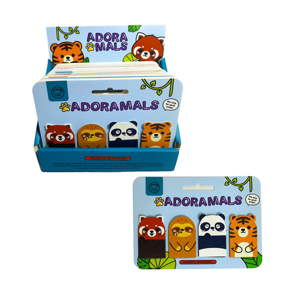 Magnetic Shaped Bookmark Set - Adoramals Wild BOOK15-0