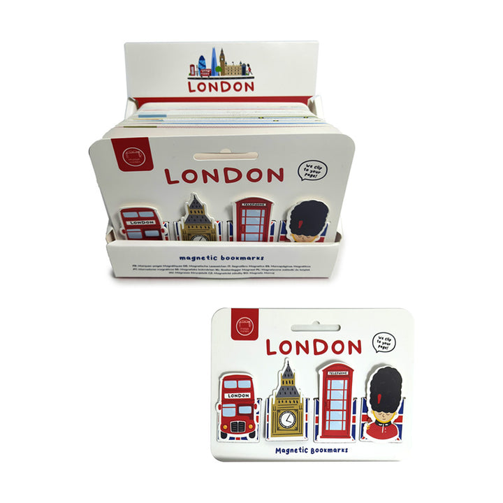 Magnetic Shaped Bookmark Set - London Souvenir BOOK16-0