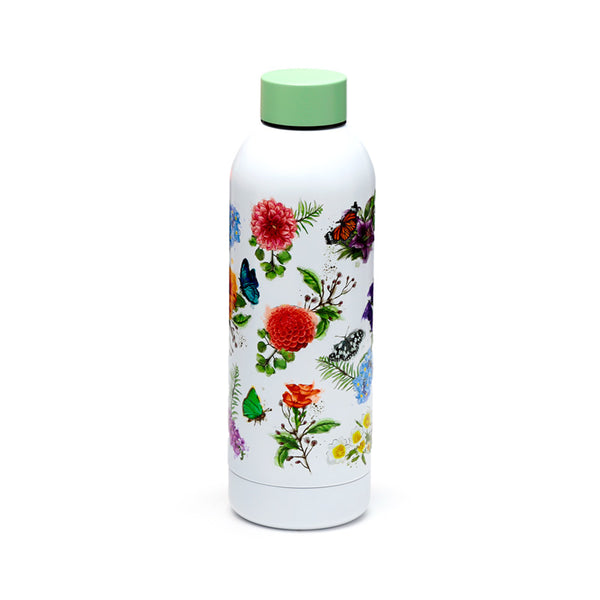 Reusable Stainless Steel Insulated Drinks Bottle 530ml - Butterfly Meadows BOT230-0