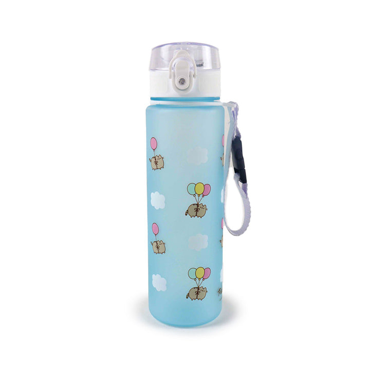 600ml Shatterproof Pop Top Water Bottle - Pusheen the Cat Balloons BOT347-0