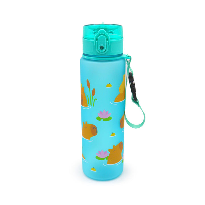 600ml Shatterproof Pop Top Water Bottle - Capybara BOT353-0