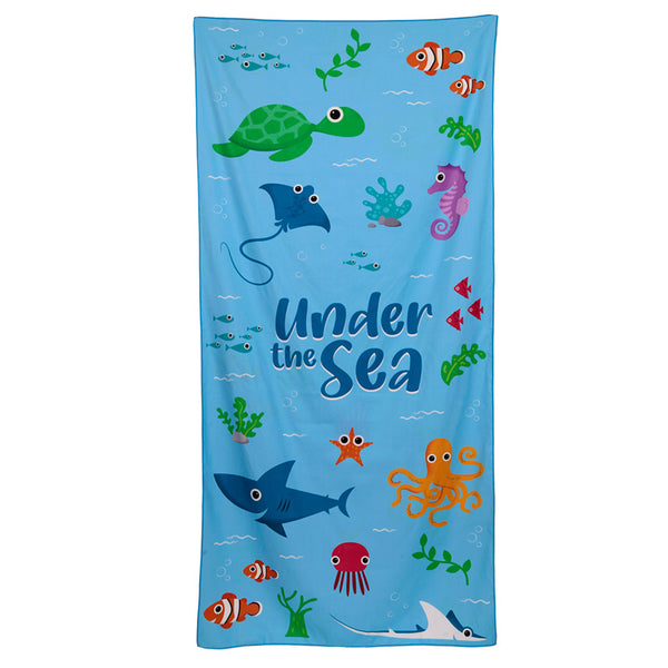 Microfibre Beach Towel - Under the Sea Splosh Sealife BTOW06-0