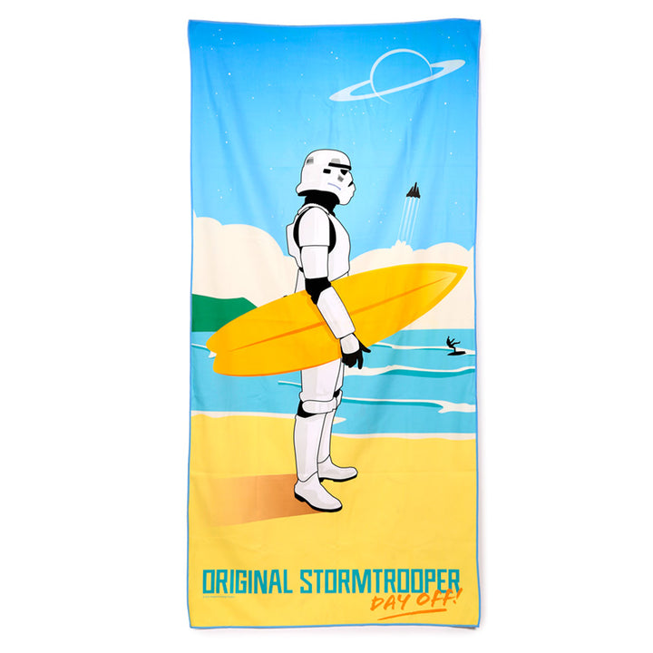 Microfibre Beach Towel - The Original Stormtrooper Surf Day Off BTOW08-0