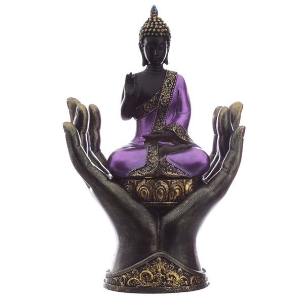 Decorative Purple and Black Buddha - Protector BUD337 by Puckator