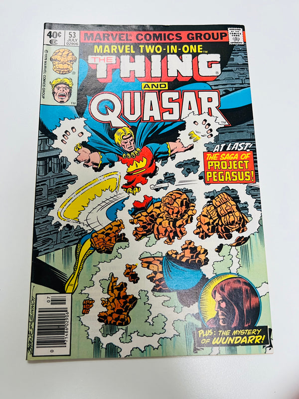 Marvel Two In One The Thing and Quasar #53 (1979)