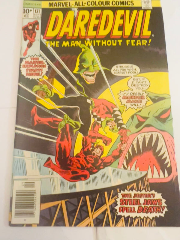 Marvel - Daredevil #137 (1976) App of Jester