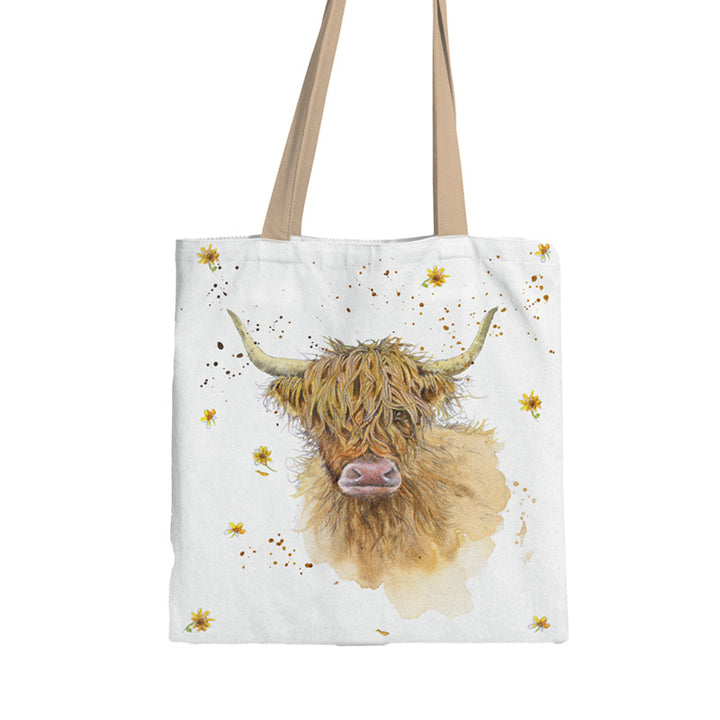 Tote Shopping Bag - Jan Pashley Highland Coo CBAG126-0