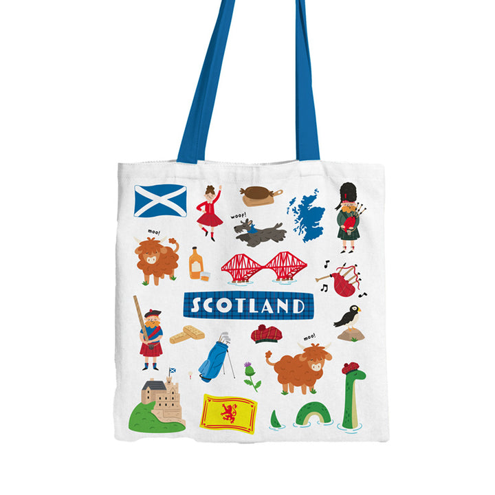 Tote Shopping Bag - Scotland Souvenir CBAG128-0