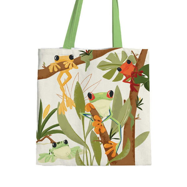 Tote Shopping Bag - Tropical Tree Frogs CBAG130-0