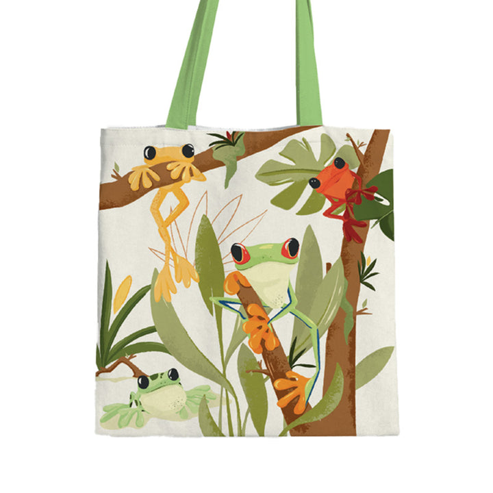 Tote Shopping Bag - Tropical Tree Frogs CBAG130-0