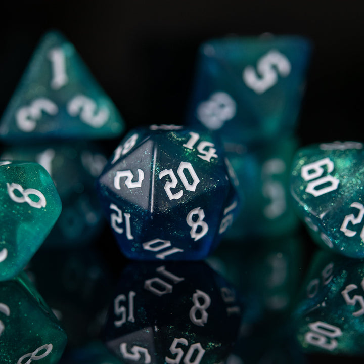 Sorcerer Class Acrylic Dice Set by Misty Mountain Gaming