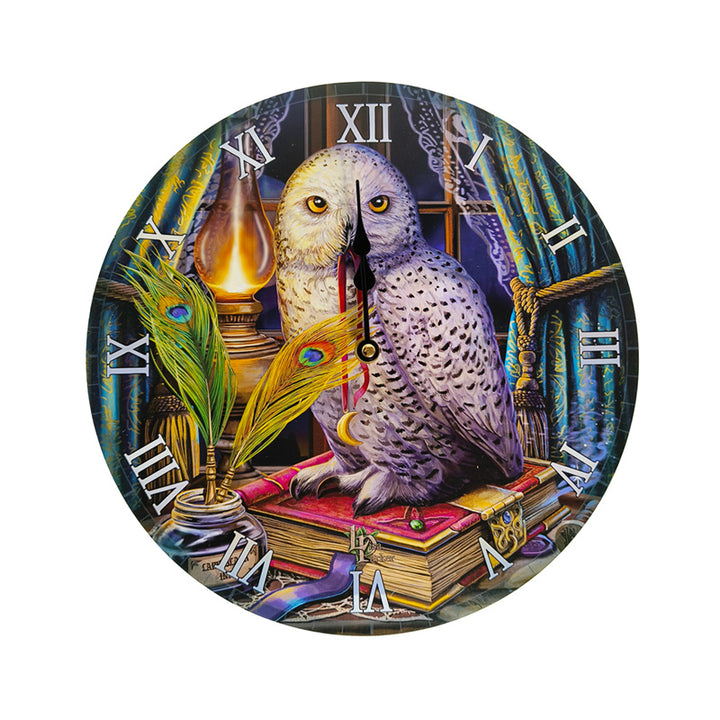 Wall Clock - Lisa Parker Guardian of Spells Owl CLCK37-0
