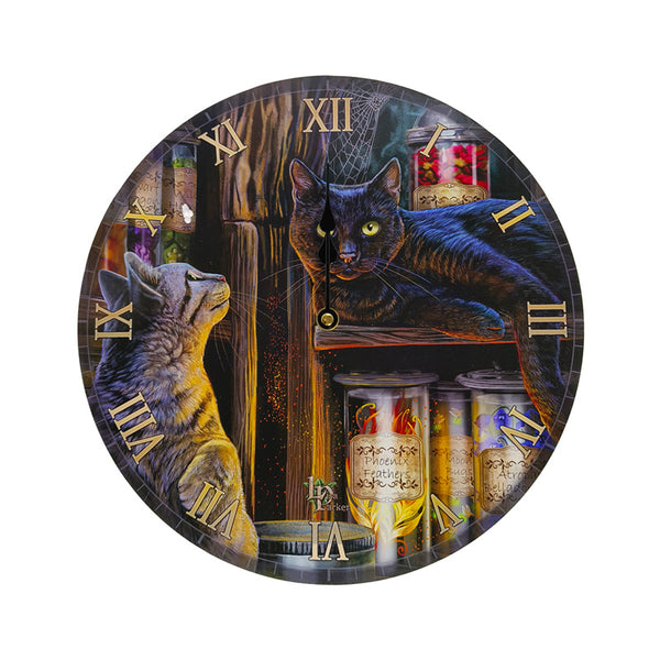 Wall Clock - Lisa Parker Magical Emporium Cats CLCK38-0