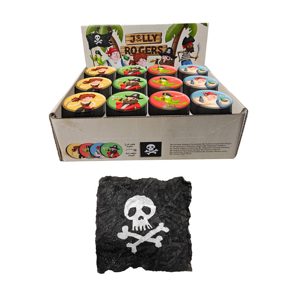 Compressed Travel Towel - Jolly Rogers Pirate CT25-0