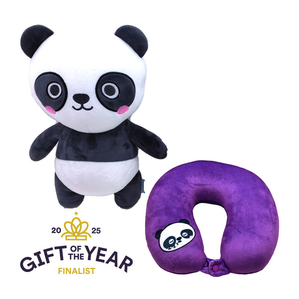 2-in-1 Swapseazzz Travel Pillow and Plush Toy - Adoramals Susu the Panda CUSH420-0