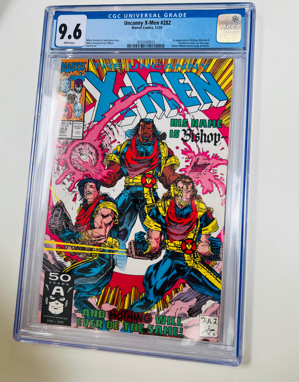 Marvel - Uncanny X-Men #282 1st App Of Bishop 9.6 Grade CGC