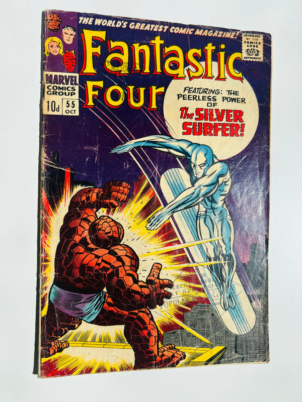 Marvel - Fantastic Four #55 (1966) 4th App Silver Surfer