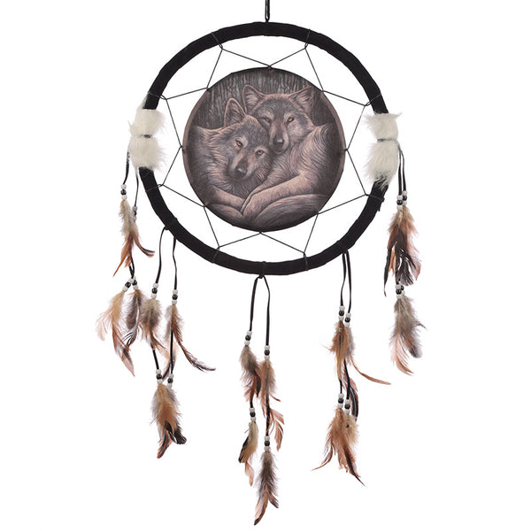 Dreamcatcher (Medium) - Lisa Parker Loyal Companions Wolf DCPA02E by Puckator