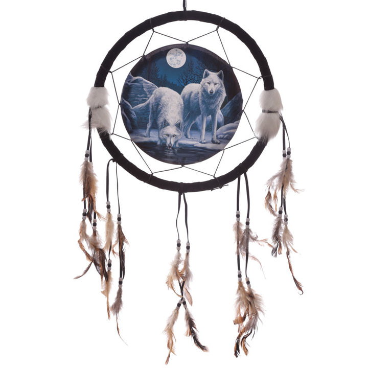 Dreamcatcher (Medium) - Lisa Parker Winter Warriors Wolf DCPA02U by Puckator