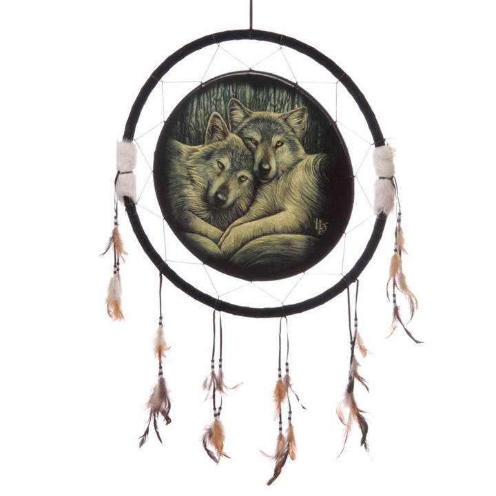 Dreamcatcher (Large) - Lisa Parker Loyal Companions Wolf DCPA04E-0