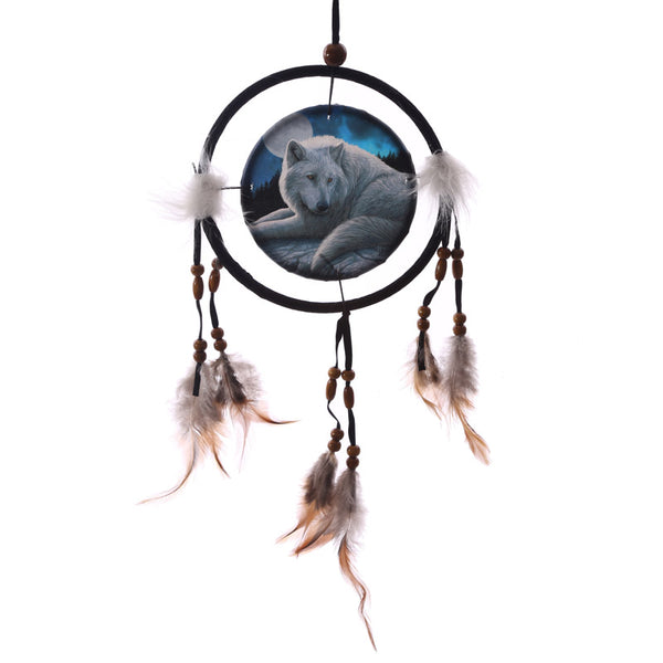 Dreamcatcher (Small) - Lisa Parker Guardian of the North Wolf DCPA06T by Puckator