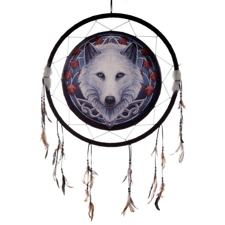 Dreamcatcher (Large) - Lisa Parker Guardian of the Fall Wolf DCPB04N by Puckator