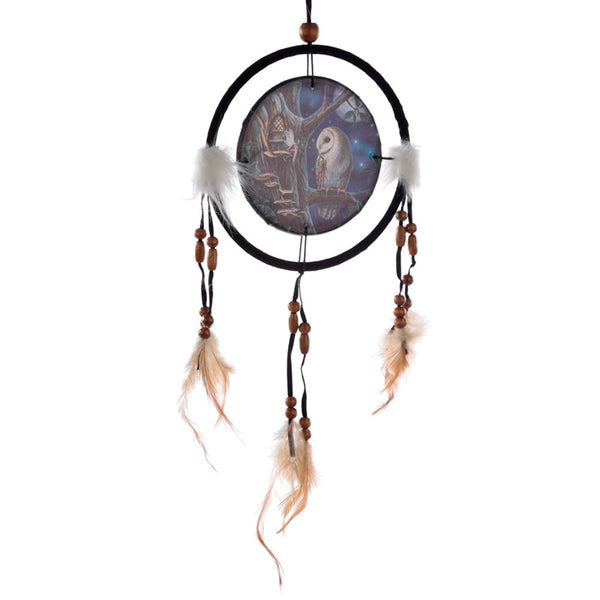 Dreamcatcher (Small) - Lisa Parker Fairy Tales Owl & Fairy DCPB06L-0