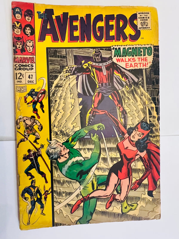 Marvel - The Avengers #47 (1968) 1st App of Dane Whitman (Black Knight)