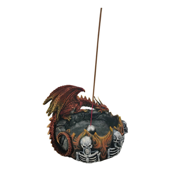 Dark Legends Dragon incense Burner - Ring of Fire DRG583-0