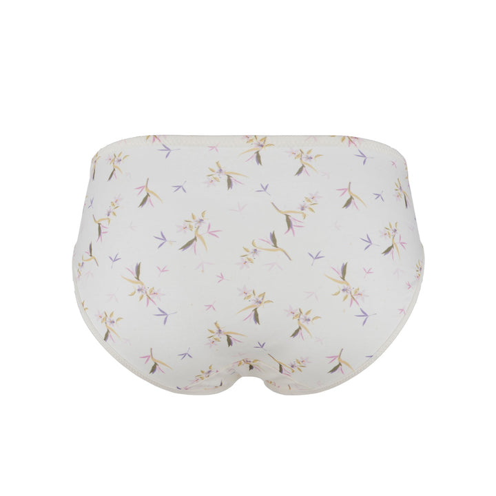 Ditsy Floral - Silk & Organic Cotton Brief by Juliemay Lingerie