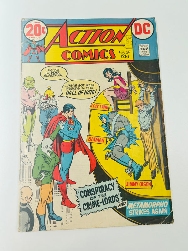 DC - Action Comics Issue 417 Bronze Age Comic (1972) by DC