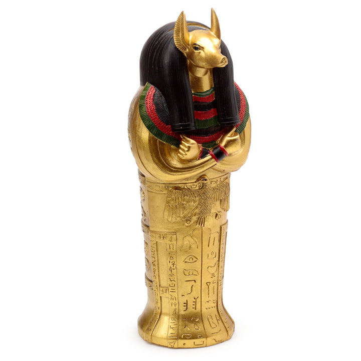 Decorative Gold Egyptian Anubis Sarcophagus Trinket Box ES23 by Puckator