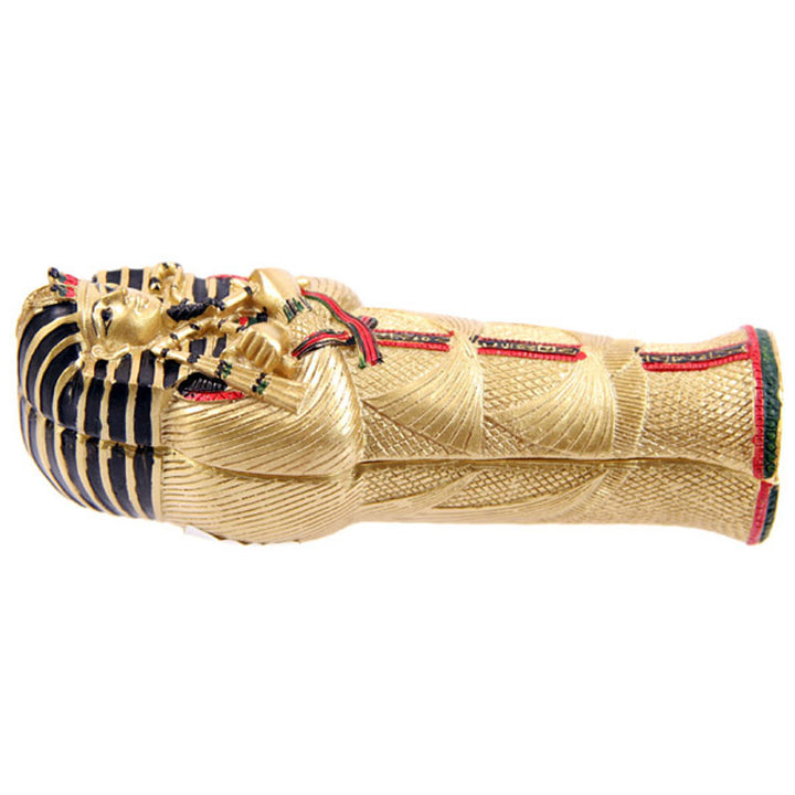 Gold Egyptian Tutankhamen Sarcophagus Trinket Box with Mummy ES45 by Puckator