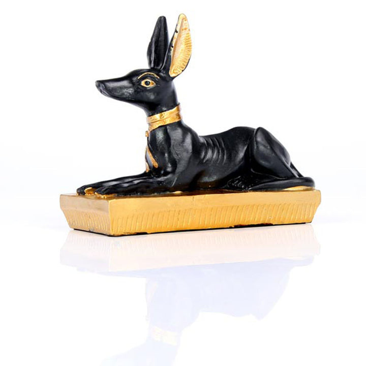 Gold and Black Egyptian Anubis Jackal Figurine ESP01 by Puckator