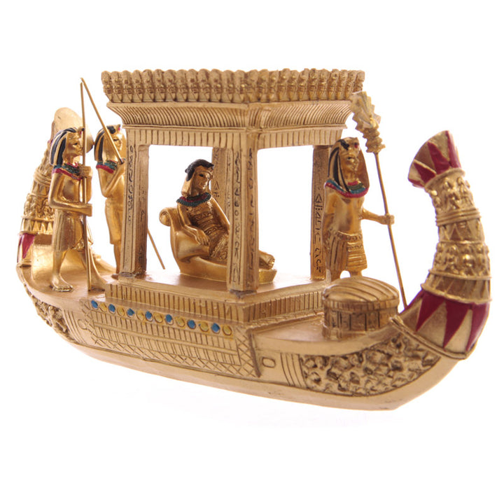 Decorative Gold Egyptian Canopy Boat ESP12 by Puckator