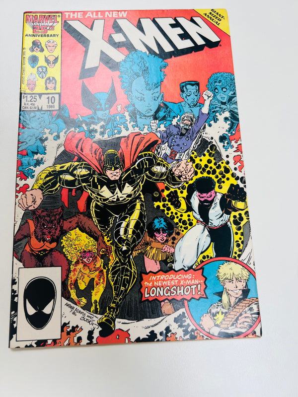 Marvel - X-Men Annual #10 (1986) 1st app Longshot