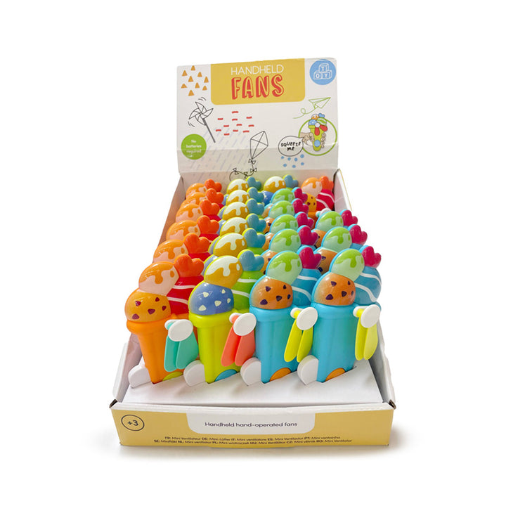 Hand Operated Hand Fan - Ice Cream FAN03-0