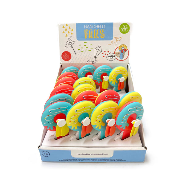Hand Operated Hand Fan - Donut FAN04-0