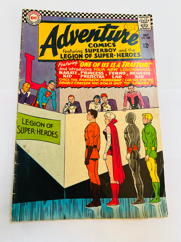 DC Comics - Adventure Comics #346 (1966) Jim Shooter Key Issue