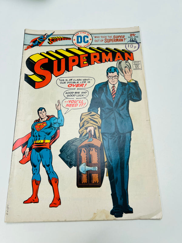 DC - Superman #296 1st Appearance of XViar (1976)