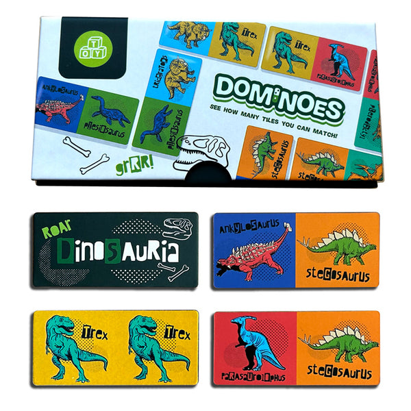 Kids Dominoes Set - Dinosauria GAME09 by Puckator