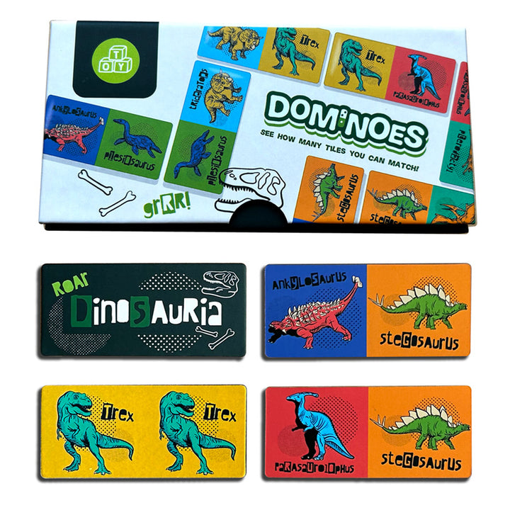 Kids Dominoes Set - Dinosauria GAME09-0