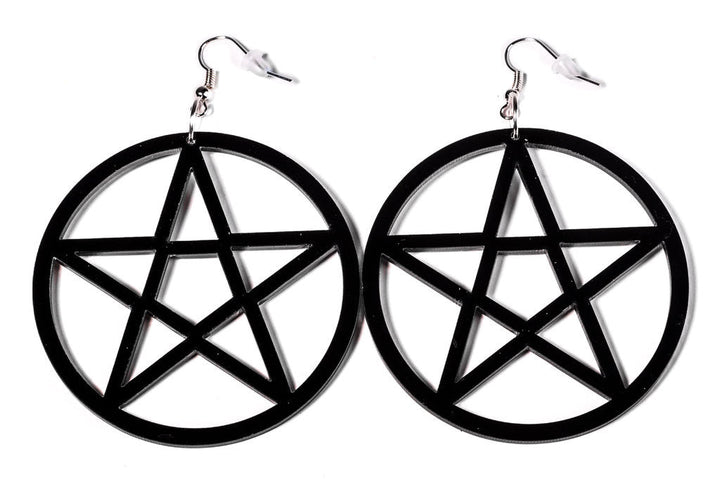 Carman Pentagram Earrings by Darkstorm