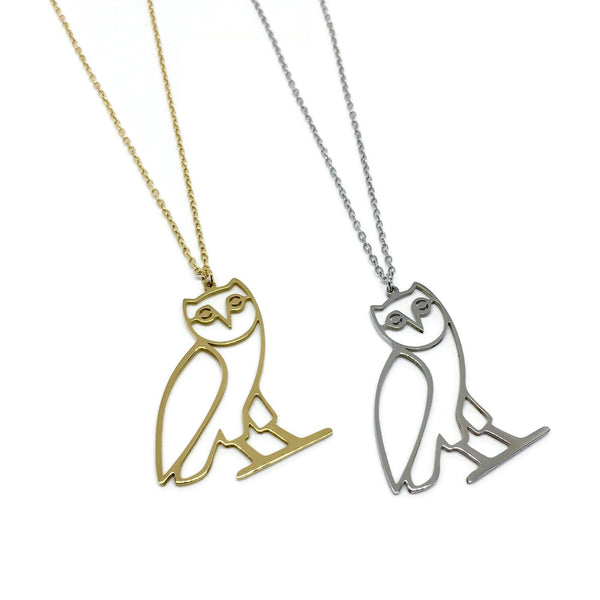 Drake OVO Owl Necklace-0