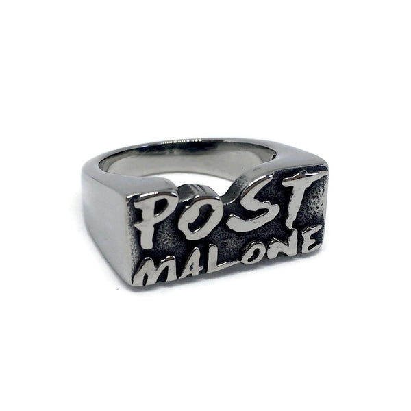 Post Malone Inspired Steel Ring by Gifts From The Crypt