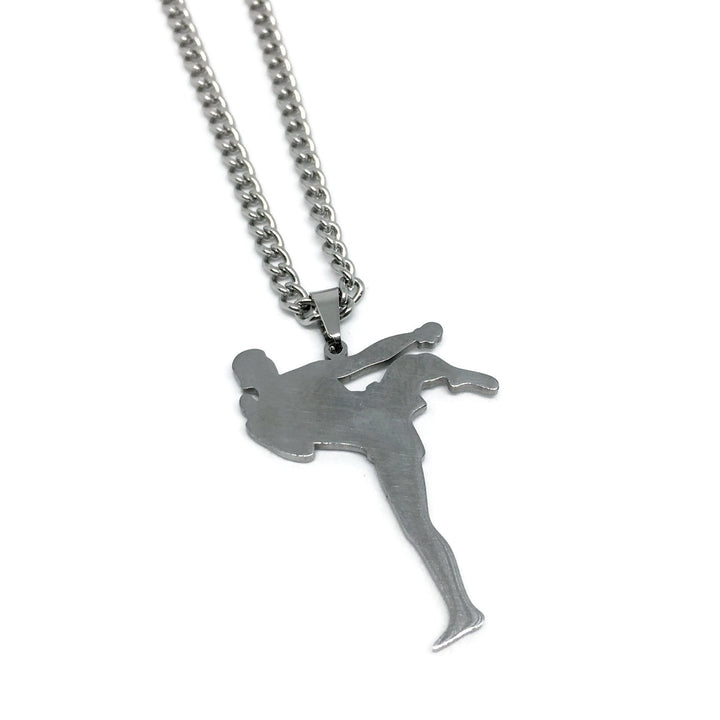 Muay Thai Kickboxer Necklace-2