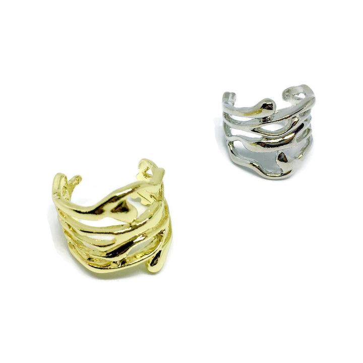 Abstract Shape Wraparound Ring-2