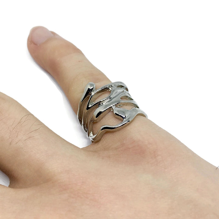 Abstract Shape Wraparound Ring-0