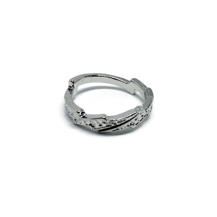 Lightning Iced-Style Band Ring-1